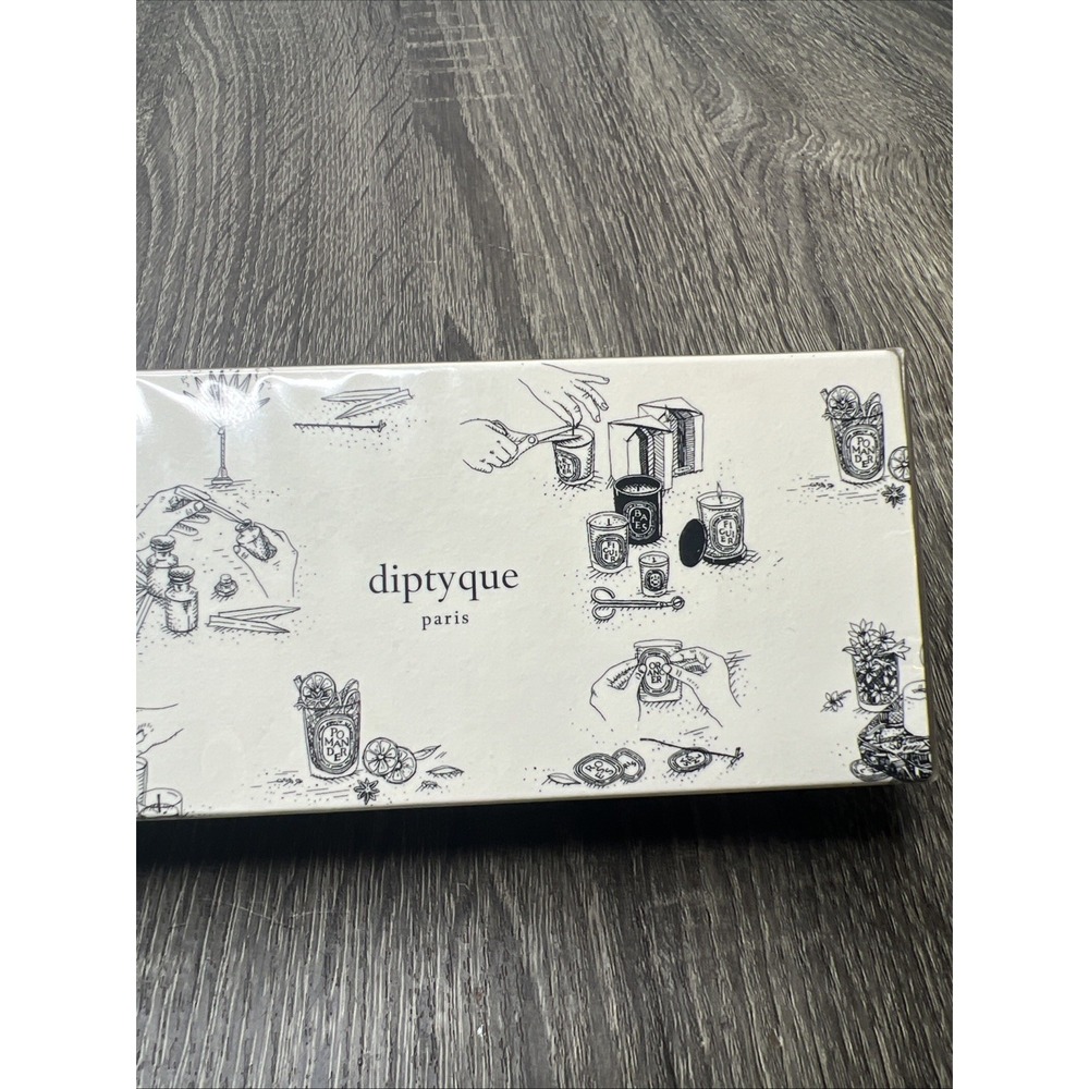 New! Diptyque Paris Travel Sized 5pc Candle Set 35 g/1.23 oz Each Tuberose Roses - Picture 2 of 7